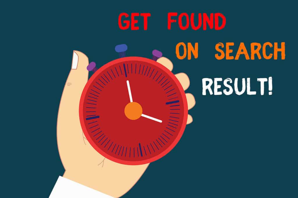 get found on search result